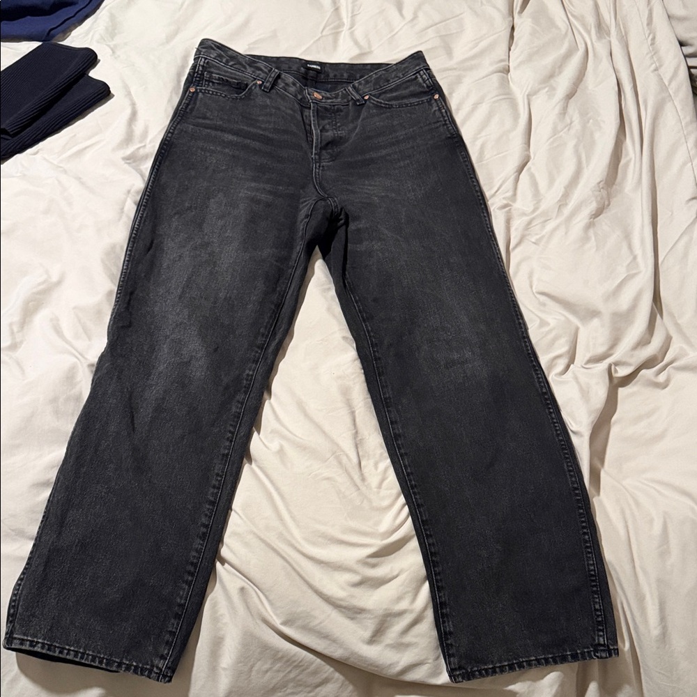 Express Women's High Rise Black Jeans